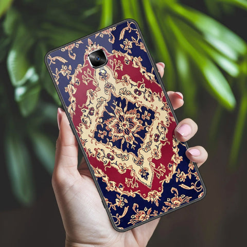 Oneplus 3 Cover - ONation Persian Rugs Series 2 - HQ Ultra Shine Premium Infinity Glass Soft Silicon Borders Case