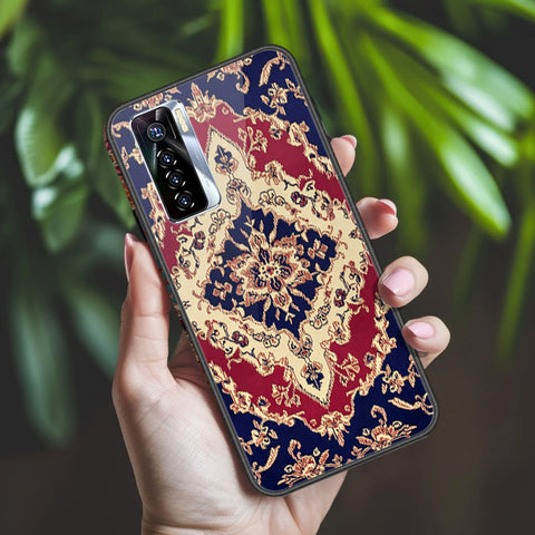 Tecno Camon 17 Pro Cover - ONation Persian Rugs Series 2 - HQ Ultra Shine Premium Infinity Glass Soft Silicon Borders Case