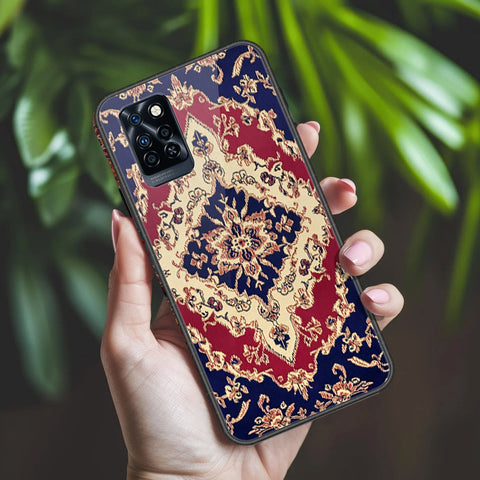 Infinix Note 10 Pro Cover - ONation Persian Rugs Series 2 - HQ Ultra Shine Premium Infinity Glass Soft Silicon Borders Case