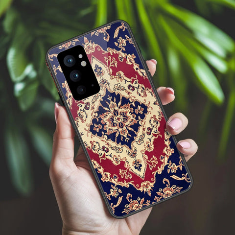 OnePlus 9RT 5G Cover - ONation Persian Rugs Series 2 - HQ Ultra Shine Premium Infinity Glass Soft Silicon Borders Case