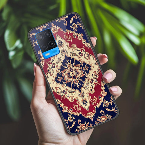 Oppo A54 4G Cover - ONation Persian Rugs Series 2 - HQ Ultra Shine Premium Infinity Glass Soft Silicon Borders Case