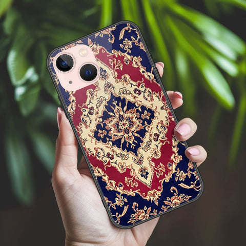 iPhone 14 - ONation Persian Rugs Series 2 - HQ Ultra Shine Premium Infinity Glass Soft Silicon Borders Case