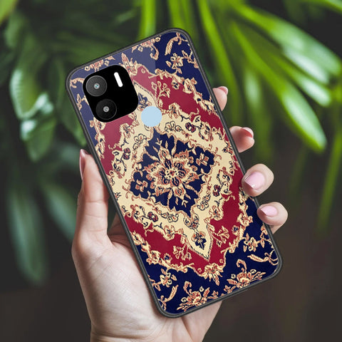 Xiaomi Redmi A1 Plus Cover - ONation Persian Rugs Series 2 - HQ Ultra Shine Premium Infinity Glass Soft Silicon Borders Case