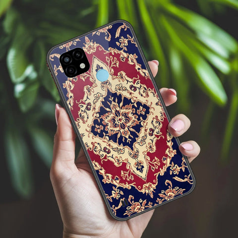 Realme C21 Cover - ONation Persian Rugs Series 2 - HQ Ultra Shine Premium Infinity Glass Soft Silicon Borders Case