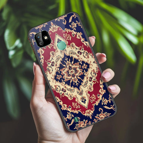 Infinix Smart HD 2021 Cover - ONation Persian Rugs Series 2 - HQ Ultra Shine Premium Infinity Glass Soft Silicon Borders Case