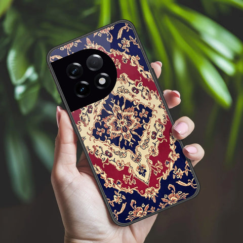 OnePlus 11 Cover - ONation Persian Rugs Series 2 - HQ Ultra Shine Premium Infinity Glass Soft Silicon Borders Case