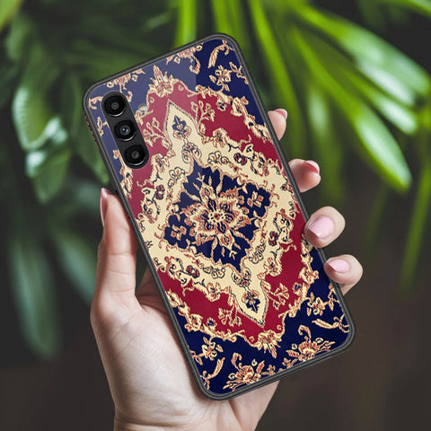 Samsung Galaxy A04s Cover - ONation Persian Rugs Series 2 - HQ Ultra Shine Premium Infinity Glass Soft Silicon Borders Case