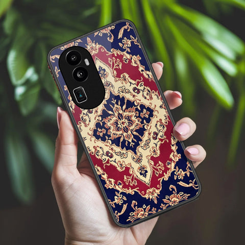 Oppo Reno 10 Pro Plus Cover - ONation Persian Rugs Series 2 - HQ Ultra Shine Premium Infinity Glass Soft Silicon Borders Case