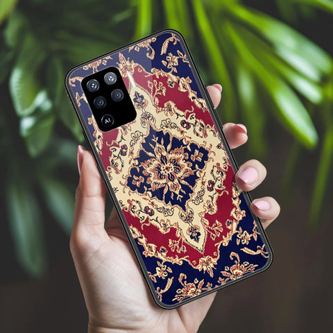 Oppo A94 Cover - ONation Persian Rugs Series 2 - HQ Ultra Shine Premium Infinity Glass Soft Silicon Borders Case