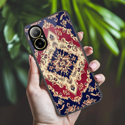 Realme C67 4G Cover - ONation Persian Rugs Series 2 - HQ Ultra Shine Premium Infinity Glass Soft Silicon Borders Case