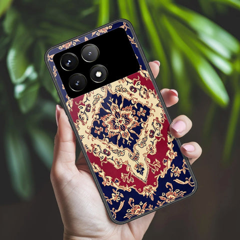 Xiaomi Poco X6 Pro Cover - ONation Persian Rugs Series 2 - HQ Ultra Shine Premium Infinity Glass Soft Silicon Borders Case