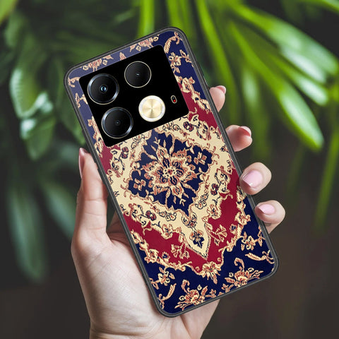 Infinix Note 40 Cover - ONation Persian Rugs Series 2 - HQ Ultra Shine Premium Infinity Glass Soft Silicon Borders Case