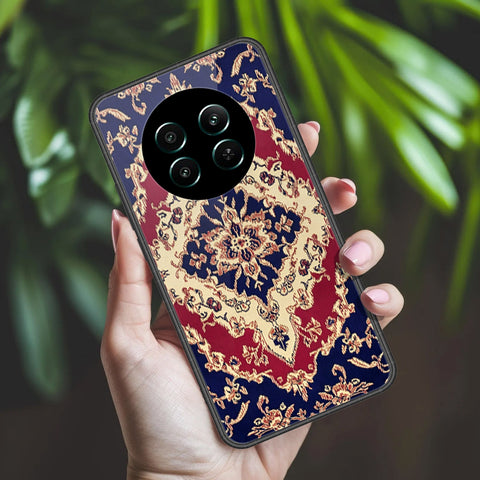 Realme Narzo 70 Cover - Onation Persian Rugs Series 2 - HQ Ultra Shine Premium Infinity Glass Soft Silicon Borders Case