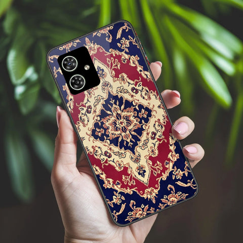 Motorola Moto G54 Cover - ONation Persian Rugs Series 2 - HQ Ultra Shine Premium Infinity Glass Soft Silicon Borders Case