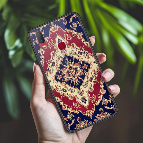 Vivo Y11 2019 Cover - ONation Persian Rugs Series 2 - HQ Ultra Shine Premium Infinity Glass Soft Silicon Borders Case