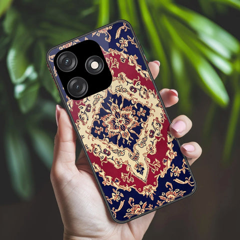 Tecno Spark 10C Cover - ONation Persian Rugs Series 2 - HQ Ultra Shine Premium Infinity Glass Soft Silicon Borders Case