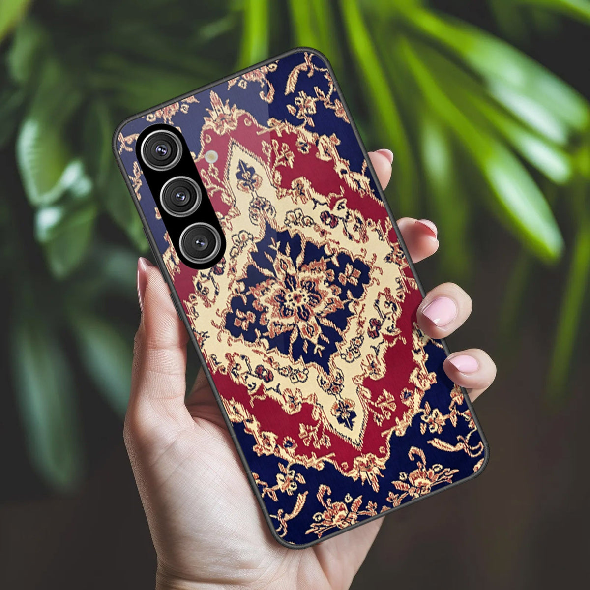 Samsung Galaxy S25 FE Cover - ONation Persian Rugs Series 2 - HQ Ultra Shine Premium Infinity Glass Soft Silicon Borders Case (Fast Delivery)(AH)