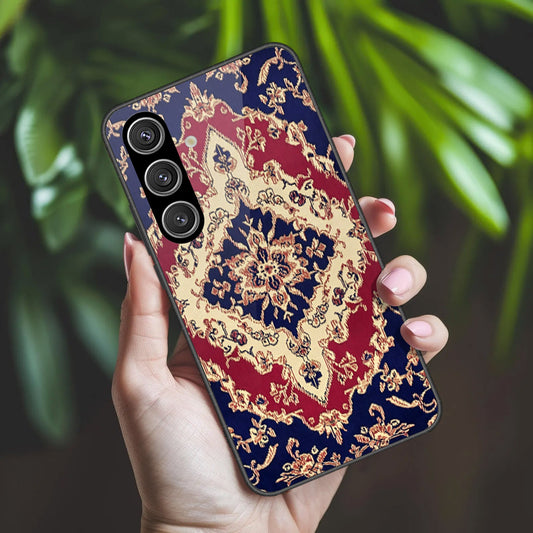 Samsung Galaxy S25 FE Cover - ONation Persian Rugs Series 2 - HQ Ultra Shine Premium Infinity Glass Soft Silicon Borders Case (Fast Delivery)(AH)