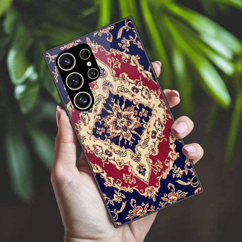 Samsung Galaxy S25 Ultra Cover - Onation Persian Rugs Series 2 - HQ Ultra Shine Premium Infinity Glass Soft Silicon Borders Case