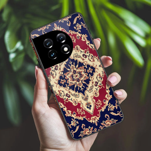 OnePlus Ace 2 Pro Cover - ONation Persian Rugs Series 2 - HQ Ultra Shine Premium Infinity Glass Soft Silicon Borders Case