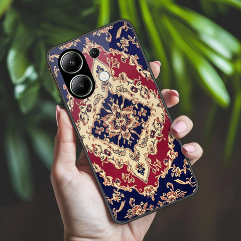 Xiaomi Redmi Note 13 Pro 4G Cover - ONation Persian Rugs Series 2 - HQ Ultra Shine Premium Infinity Glass Soft Silicon Borders Case