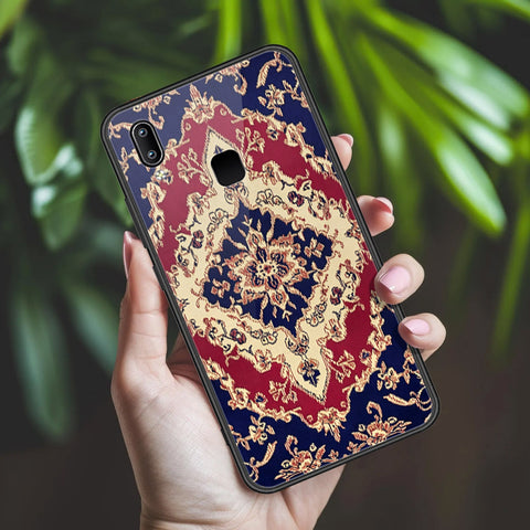 Vivo Z3x Cover - ONation Persian Rugs Series 2 - HQ Ultra Shine Premium Infinity Glass Soft Silicon Borders Case