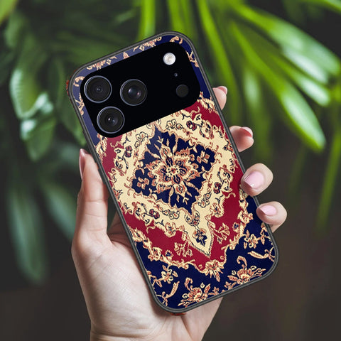 iPhone 17 Pro - ONation Persian Rugs Series 2 - HQ Ultra Shine Premium Infinity Glass Soft Silicon Borders Case