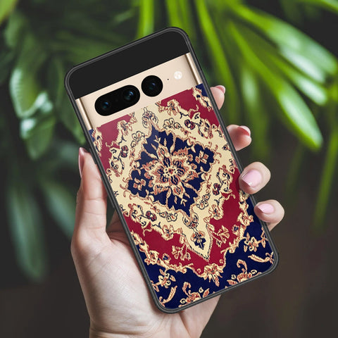 Google Pixel 7 Pro Cover - ONation Persian Rugs Series 2 - HQ Ultra Shine Premium Infinity Glass Soft Silicon Borders Case