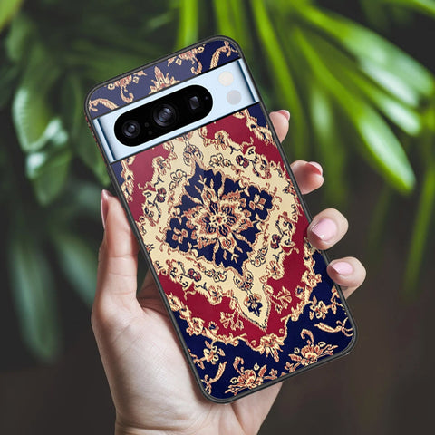 Google Pixel 8 Pro Cover - ONation Persian Rugs Series 2 - HQ Ultra Shine Premium Infinity Glass Soft Silicon Borders Case