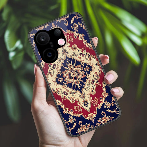 Vivo X200 FE Cover - ONation Persian Rugs Series 2 - HQ Ultra Shine Premium Infinity Glass Soft Silicon Borders Case