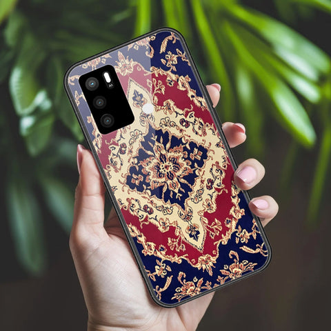 Oppo A54s Cover - ONation Persian Rugs Series 2 - HQ Ultra Shine Premium Infinity Glass Soft Silicon Borders Case