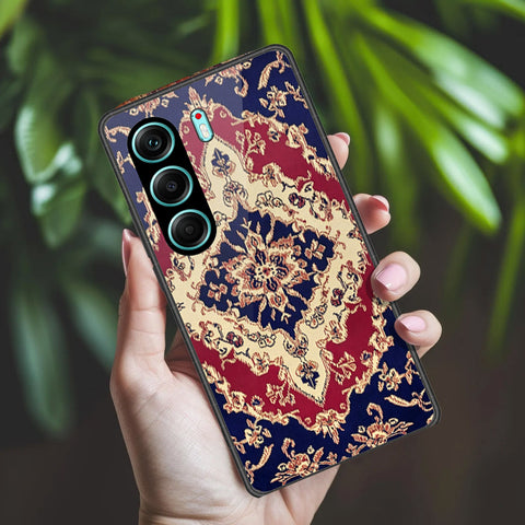 Tecno Camon 40 Pro 5G Cover - ONation Persian Rugs Series 2 - HQ Ultra Shine Premium Infinity Glass Soft Silicon Borders Case
