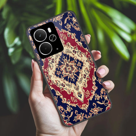 Realme 14 Cover - ONation Persian Rugs Series 2 - HQ Ultra Shine Premium Infinity Glass Soft Silicon Borders Case