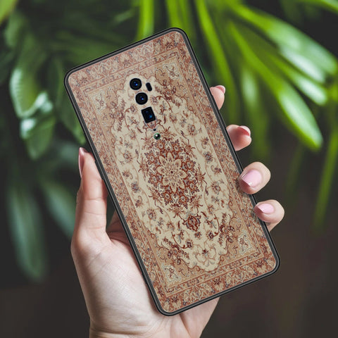 Oppo Reno 10x Zoom Cover - ONation Persian Rugs Series 2 - HQ Ultra Shine Premium Infinity Glass Soft Silicon Borders Case