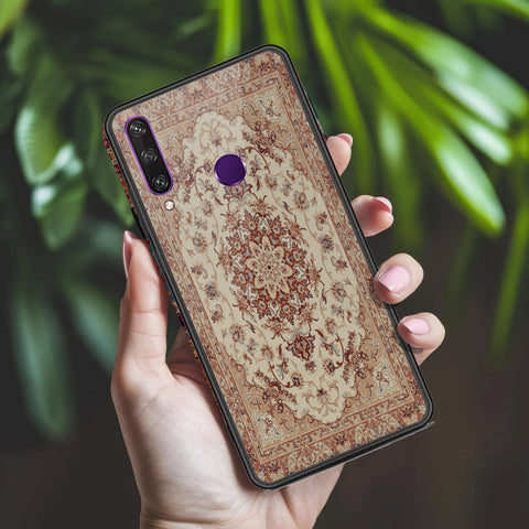 Huawei Y6p Cover - ONation Persian Rugs Series 2 - HQ Ultra Shine Premium Infinity Glass Soft Silicon Borders Case