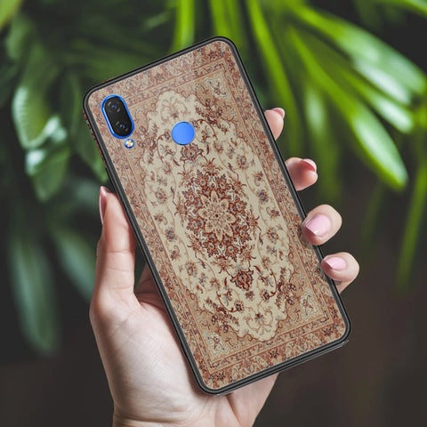 Huawei Enjoy 9 Plus Cover - ONation Persian Rugs Series 2 - HQ Ultra Shine Premium Infinity Glass Soft Silicon Borders Case