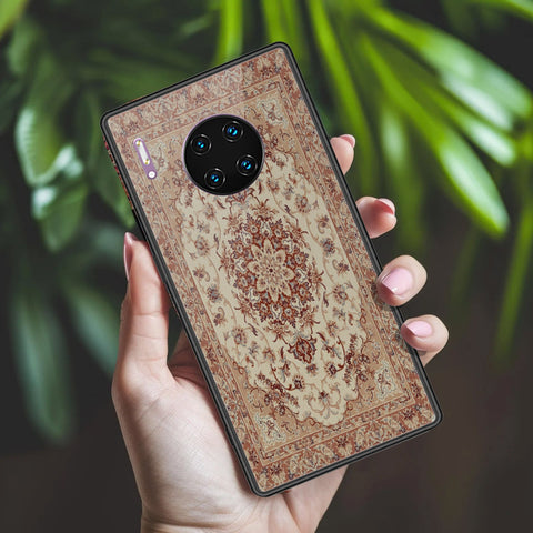 Huawei Mate 30 Pro Cover - ONation Persian Rugs Series 2 - HQ Ultra Shine Premium Infinity Glass Soft Silicon Borders Case