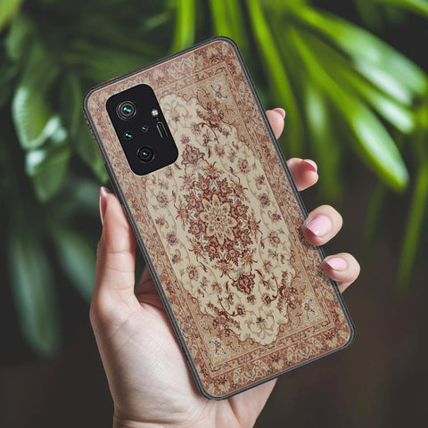 Xiaomi Redmi Note 10 Pro 4G Cover - ONation Persian Rugs Series 2 - HQ Ultra Shine Premium Infinity Glass Soft Silicon Borders Case