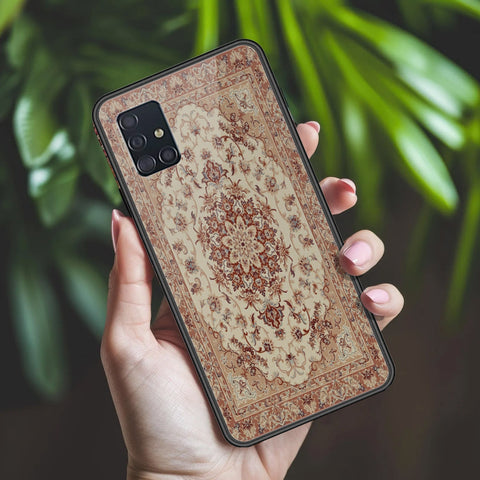 Samsung Galaxy A51 Cover - ONation Persian Rugs Series 2 - HQ Ultra Shine Premium Infinity Glass Soft Silicon Borders Case