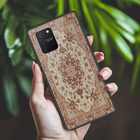 Samsung Galaxy A91 Cover - ONation Persian Rugs Series 2 - HQ Ultra Shine Premium Infinity Glass Soft Silicon Borders Case