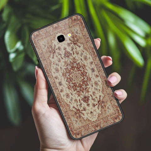 Samsung Galaxy J4 Plus Cover - ONation Persian Rugs Series 2 - HQ Ultra Shine Premium Infinity Glass Soft Silicon Borders Case