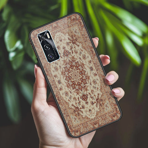Vivo V20 SE Cover - ONation Persian Rugs Series 2 - HQ Ultra Shine Premium Infinity Glass Soft Silicon Borders Case
