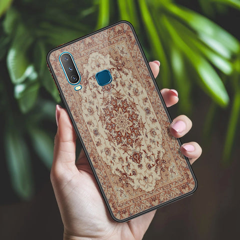 Vivo Y12 Cover - ONation Persian Rugs Series 2 - HQ Ultra Shine Premium Infinity Glass Soft Silicon Borders Case