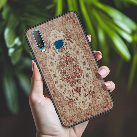 Vivo Y17 Cover - ONation Persian Rugs Series 2 - HQ Ultra Shine Premium Infinity Glass Soft Silicon Borders Case