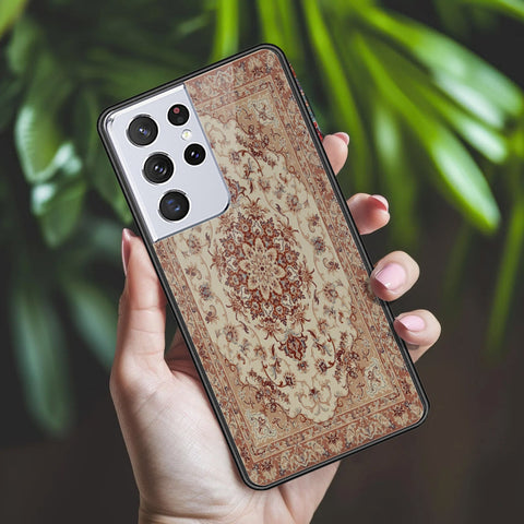 Samsung Galaxy S21 Ultra 5G Cover - ONation Persian Rugs Series 2 - HQ Ultra Shine Premium Infinity Glass Soft Silicon Borders Case