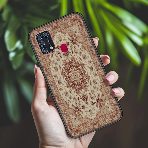 Samsung Galaxy M31 Cover - ONation Persian Rugs Series 2 - HQ Ultra Shine Premium Infinity Glass Soft Silicon Borders Case