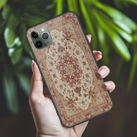 iPhone 11 Pro - ONation Persian Rugs Series 2 - HQ Ultra Shine Premium Infinity Glass Soft Silicon Borders Case
