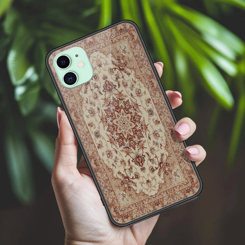 iPhone 11 - ONation Persian Rugs Series 2 - HQ Ultra Shine Premium Infinity Glass Soft Silicon Borders Case