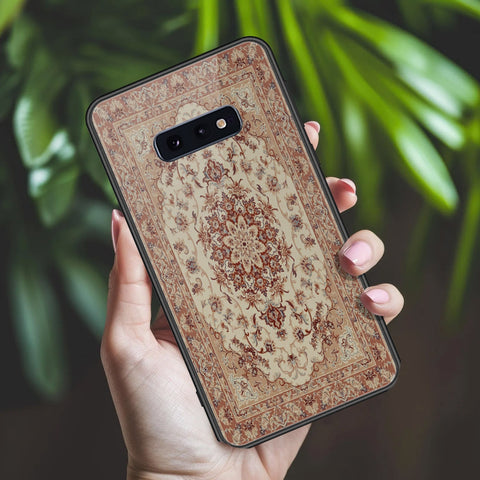 Samsung Galaxy S10e Cover - ONation Persian Rugs Series 2 - HQ Ultra Shine Premium Infinity Glass Soft Silicon Borders Case