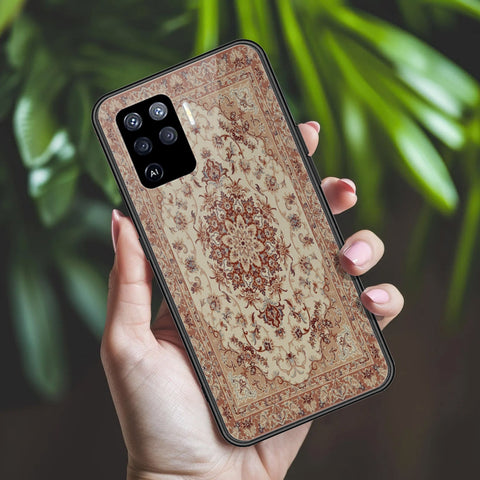 Oppo F19 Pro Cover - ONation Persian Rugs Series 2 - HQ Ultra Shine Premium Infinity Glass Soft Silicon Borders Case